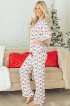 LuckeLadybug Christmas pajamas set featuring festive holiday design with a comfortable fit