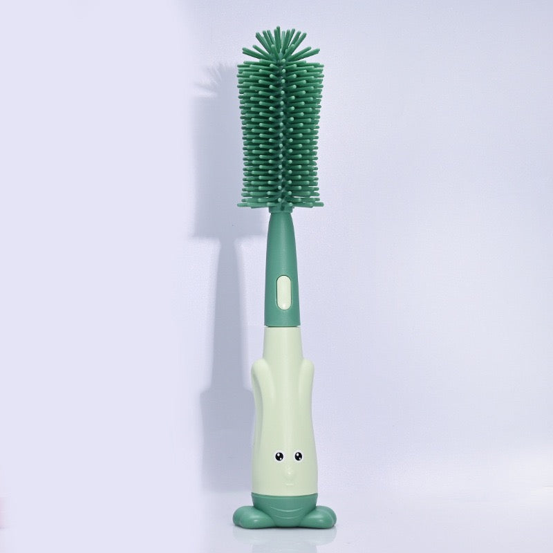 LuckeLadybug clothes dryer vent cleaning brush with flexible bristles for effective lint removal