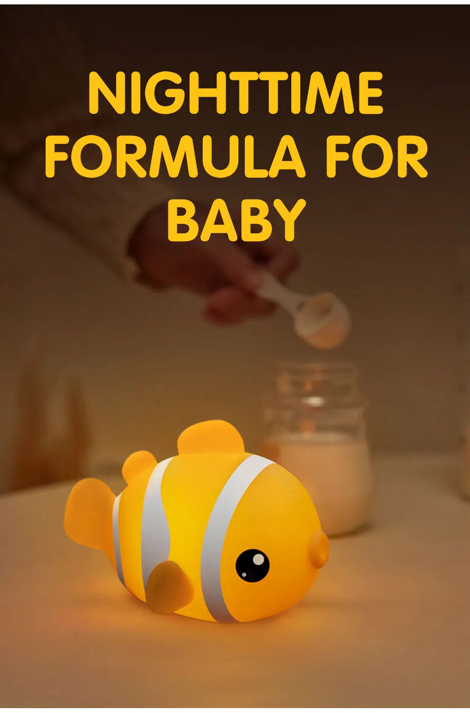 LED Light Night Light - Cute Clownfish Lamp