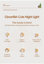 LED Light Night Light - Cute Clownfish Lamp
