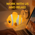 LED Light Night Light - Cute Clownfish Lamp