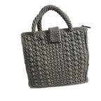 Stylish ThreadsByHannah coach purse shoulder bag in textured gray for everyday use