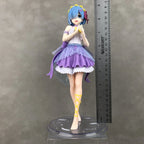 LuckeLadybug collectible figure of a character in a purple dress, perfect for anime fans and collectors