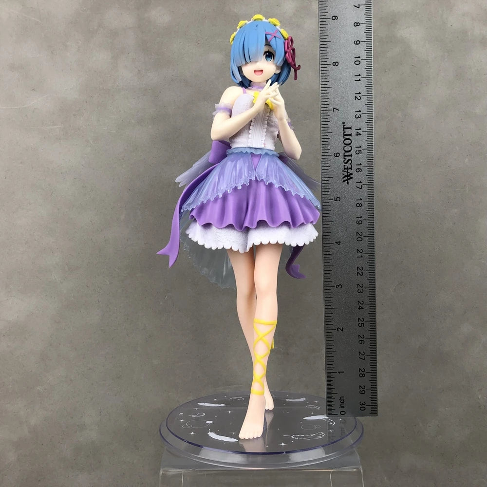 LuckeLadybug collectible figure of a character in a purple dress, perfect for anime fans and collectors