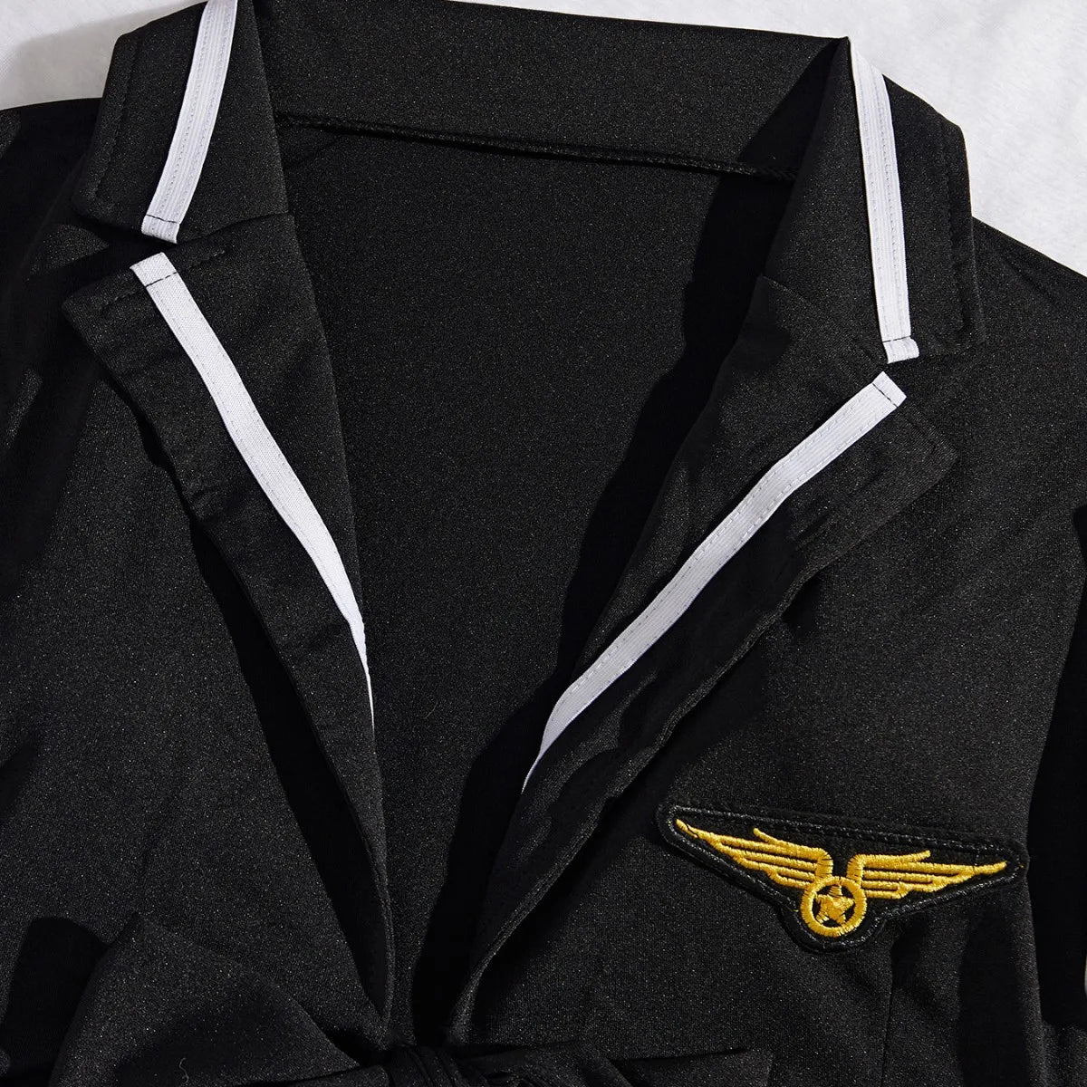 Black Cosplay Costume Play Outfit