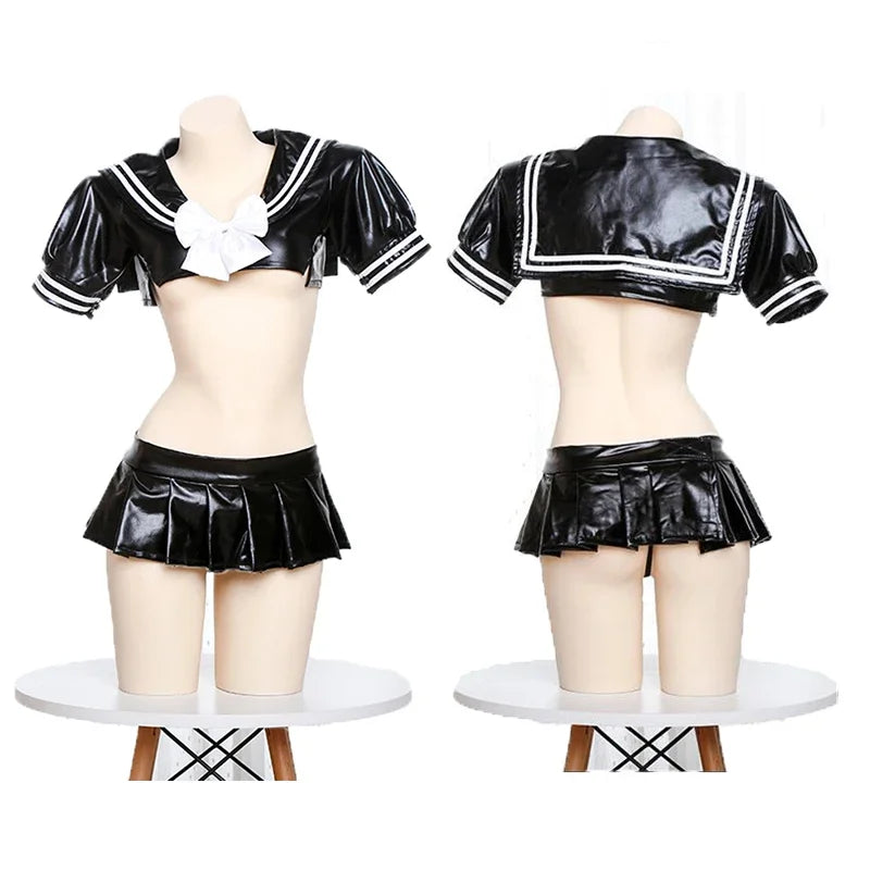 Black Sailor Cosplay Costume Play Outfit