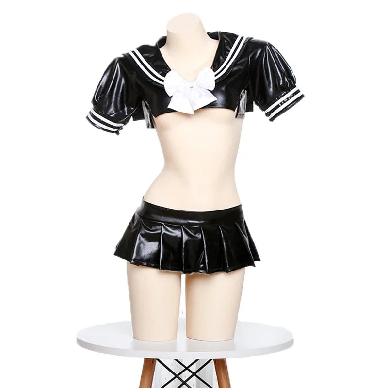 Black Sailor Cosplay Costume Play Outfit