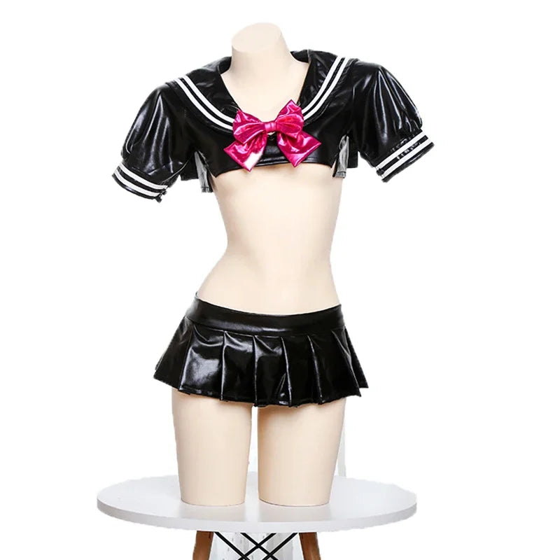 Black Sailor Cosplay Costume Play Outfit