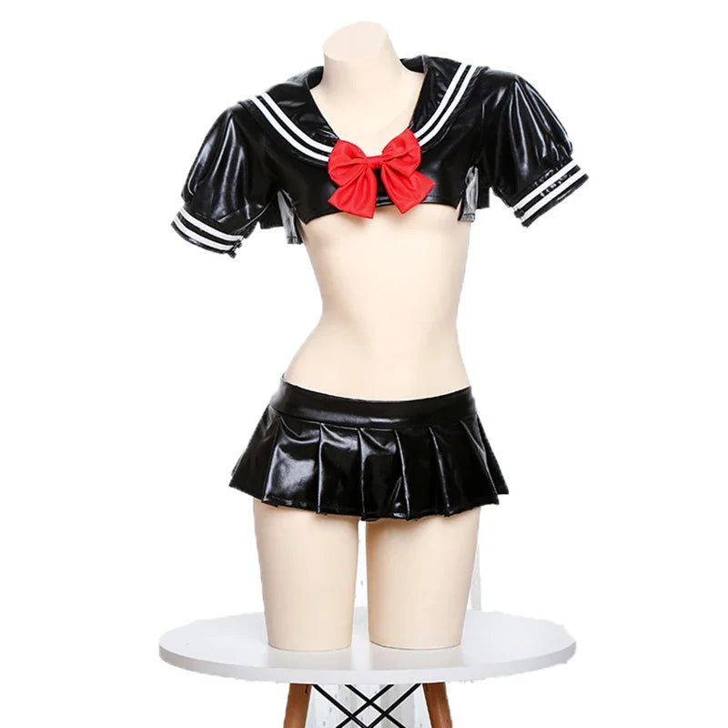 Black Sailor Cosplay Costume Play Outfit