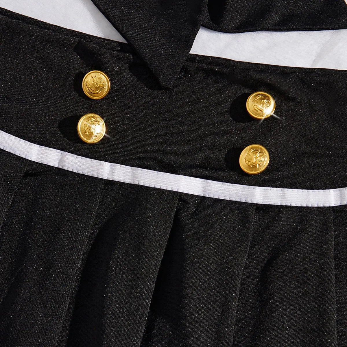 Black Cosplay Costume Play Outfit