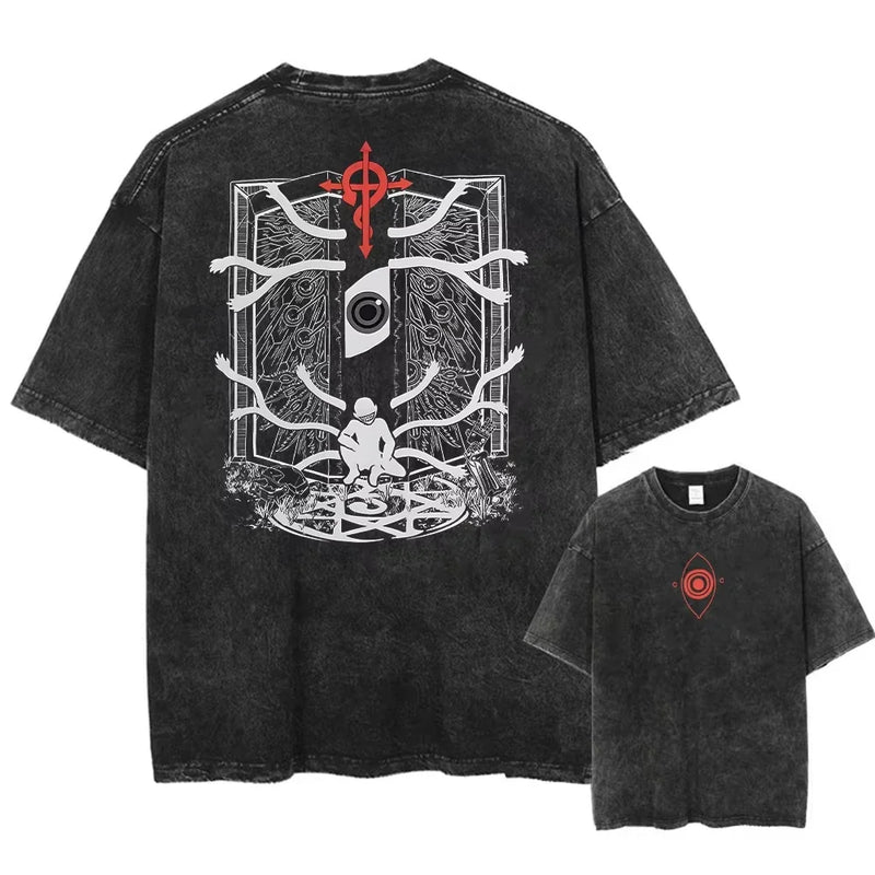 Cotton T Shirt with Unique Graphic Design