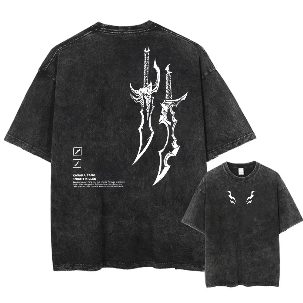 Cotton T Shirt with Unique Graphic Design