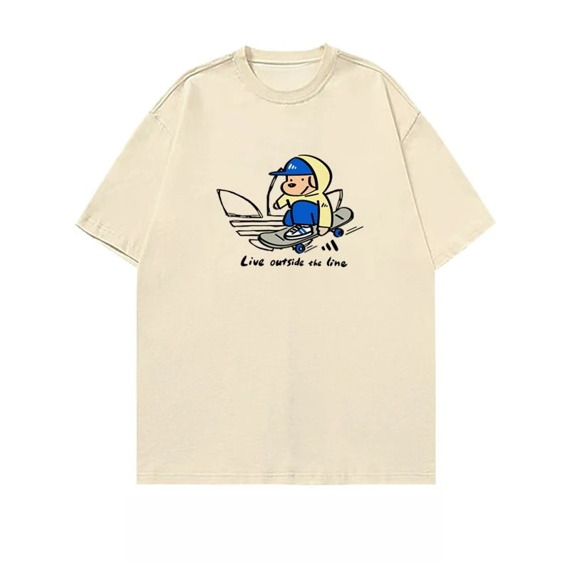 Cotton T Shirt with Fun Design