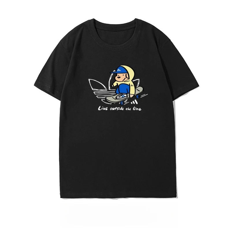 Cotton T Shirt with Fun Design