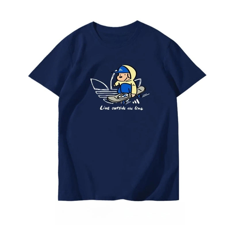 Cotton T Shirt with Fun Design