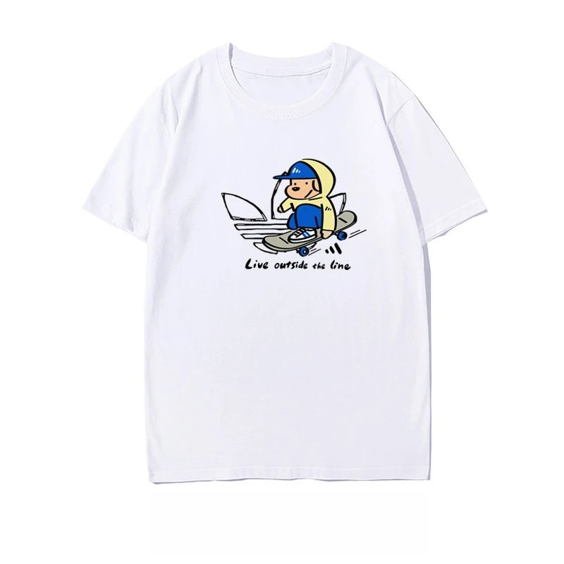 Cotton T Shirt with Fun Design