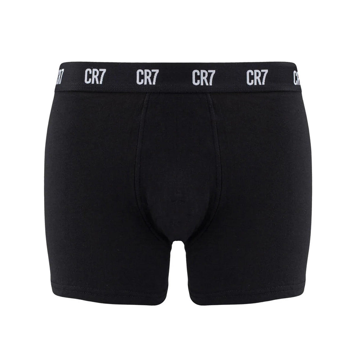CR7 men's boxer briefs in black with soft fabric and comfortable waistband for everyday wear