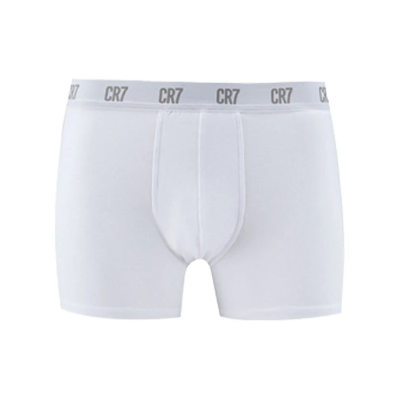 CR7 men's boxer briefs in white with a comfortable fit and elastic waistband for everyday wear