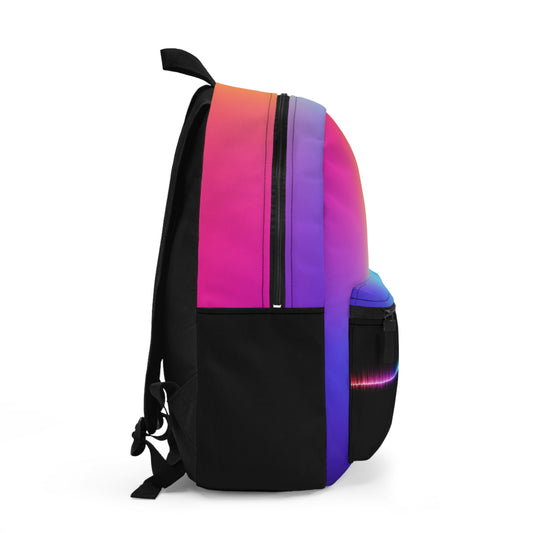 LuckeLadybug custom rainbow backpack with vibrant colors and ample storage for everyday use