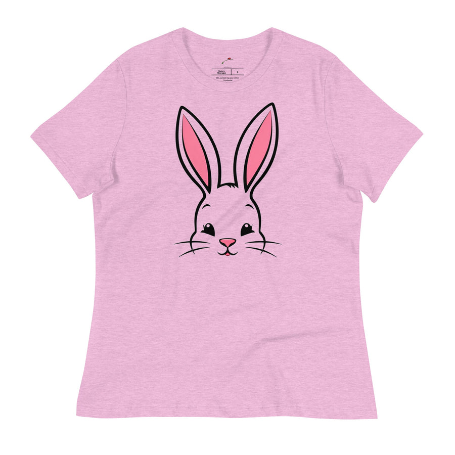 Adorable Bunny Ears Womens T-Shirt: Cute And Stylish