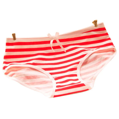 Cute Cotton Striped Panties For Women