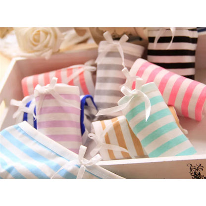 Cute Cotton Striped Panties For Women