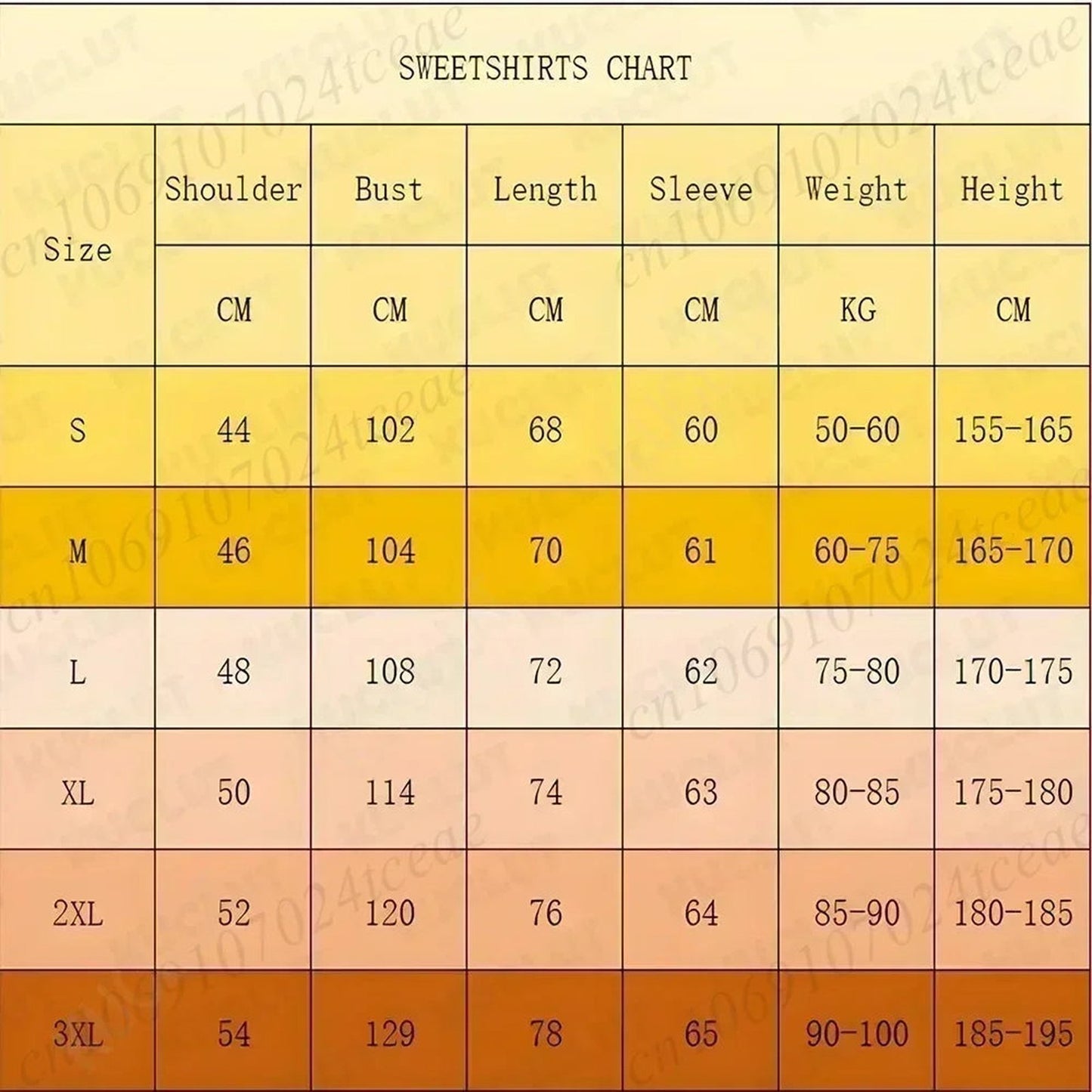 Cute dog lover hoodie for women in various sizes with a detailed sizing chart for accurate fit