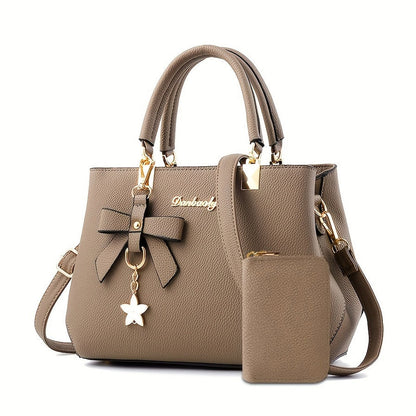 Chic Bow Decor Handbag For Women