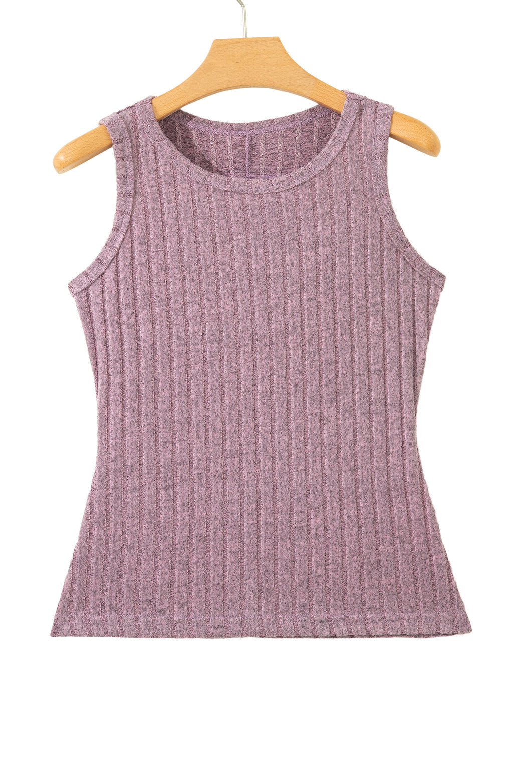 Camel Slim Ribbed Mineral Wash Tank Top