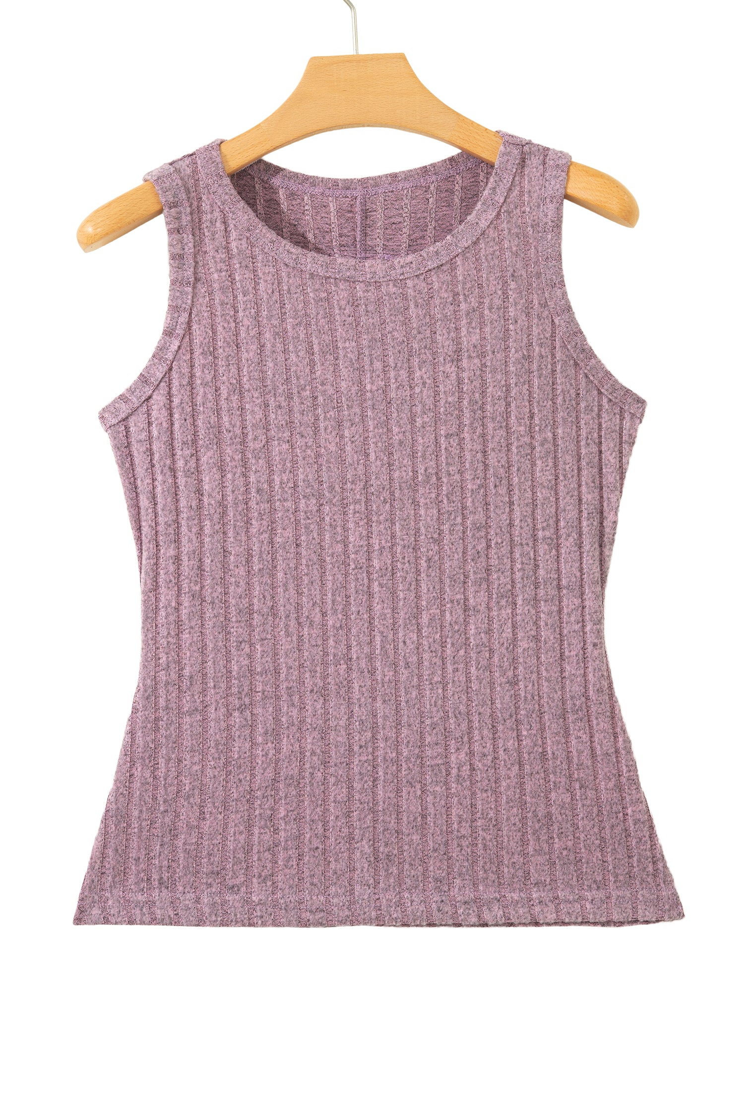 Camel Slim Ribbed Mineral Wash Tank Top