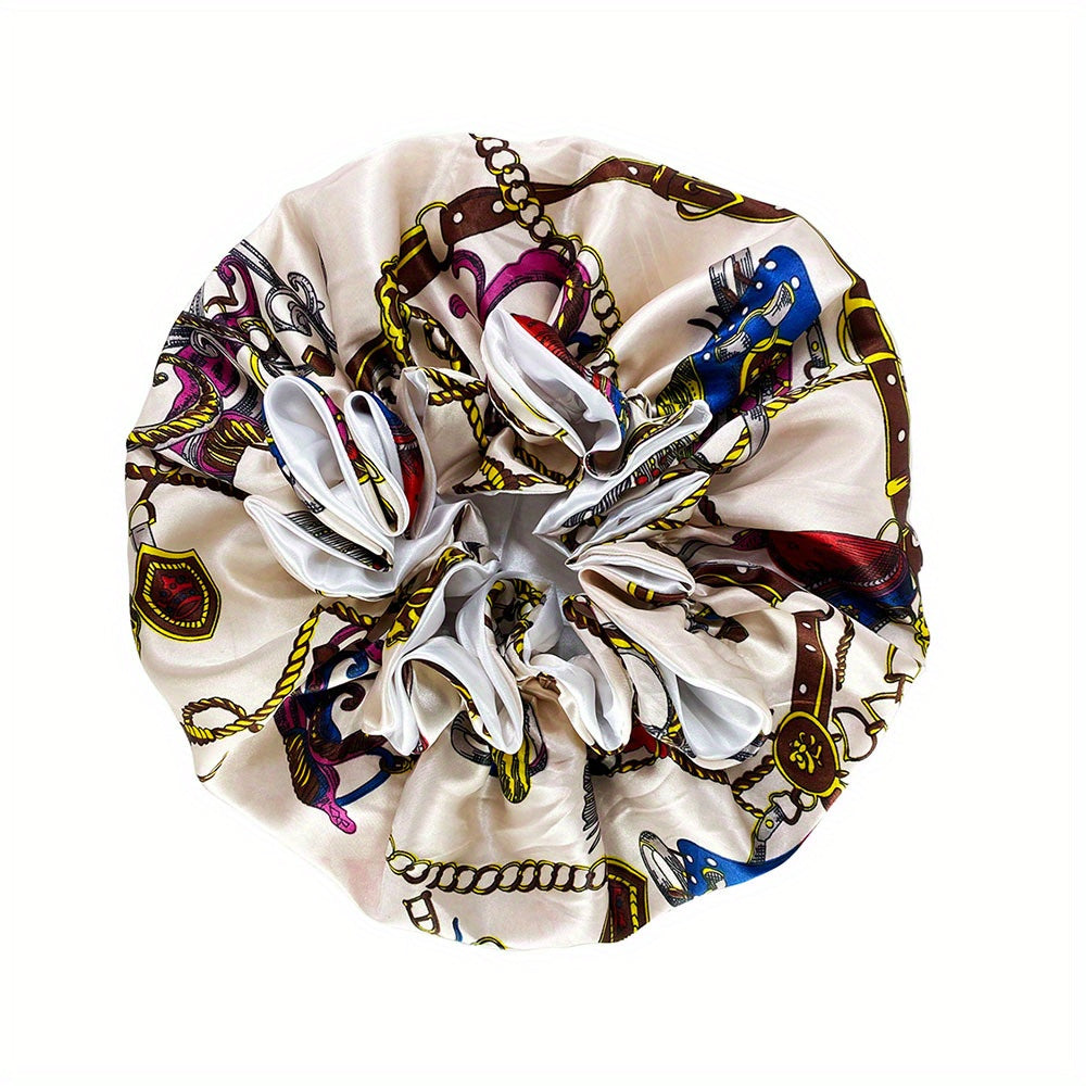 Double Layer Satin Bonnet For Women