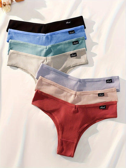 LuckeLadybug women's high-waisted hipster underwear in a variety of colors and soft ribbed fabric