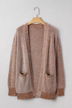 Dear-Lover Yellow Open Knit Cardigan For Trendy Style