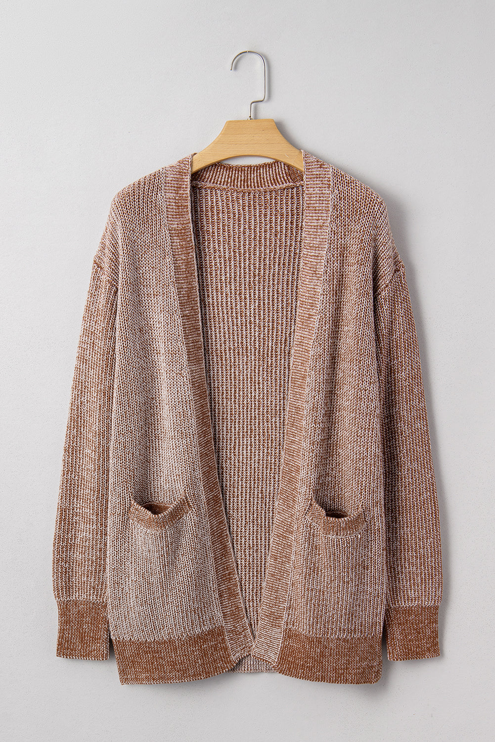 Dear-Lover Yellow Open Knit Cardigan For Trendy Style