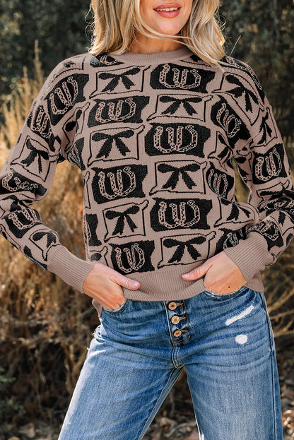 Western Fashion Sweater For Trendy Style