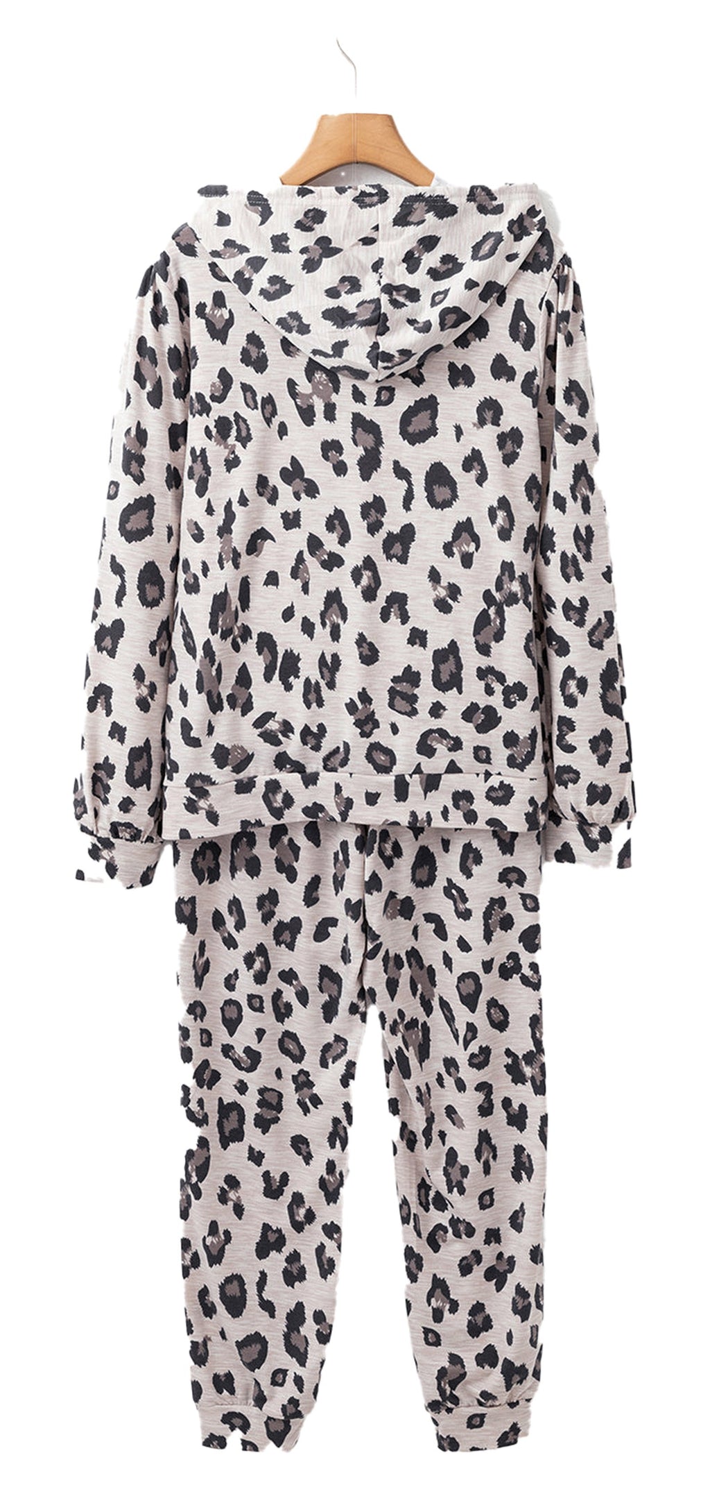 Leopard Print Lounge Set For Cozy Comfort