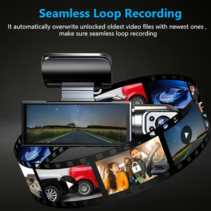 Dual Lens Dash Cam 1080p For Front & Cabin
