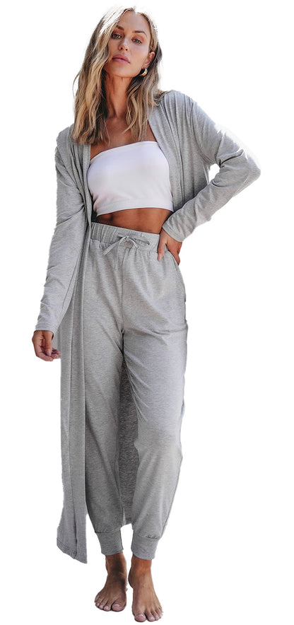 Light Grey Lounge Set For Women