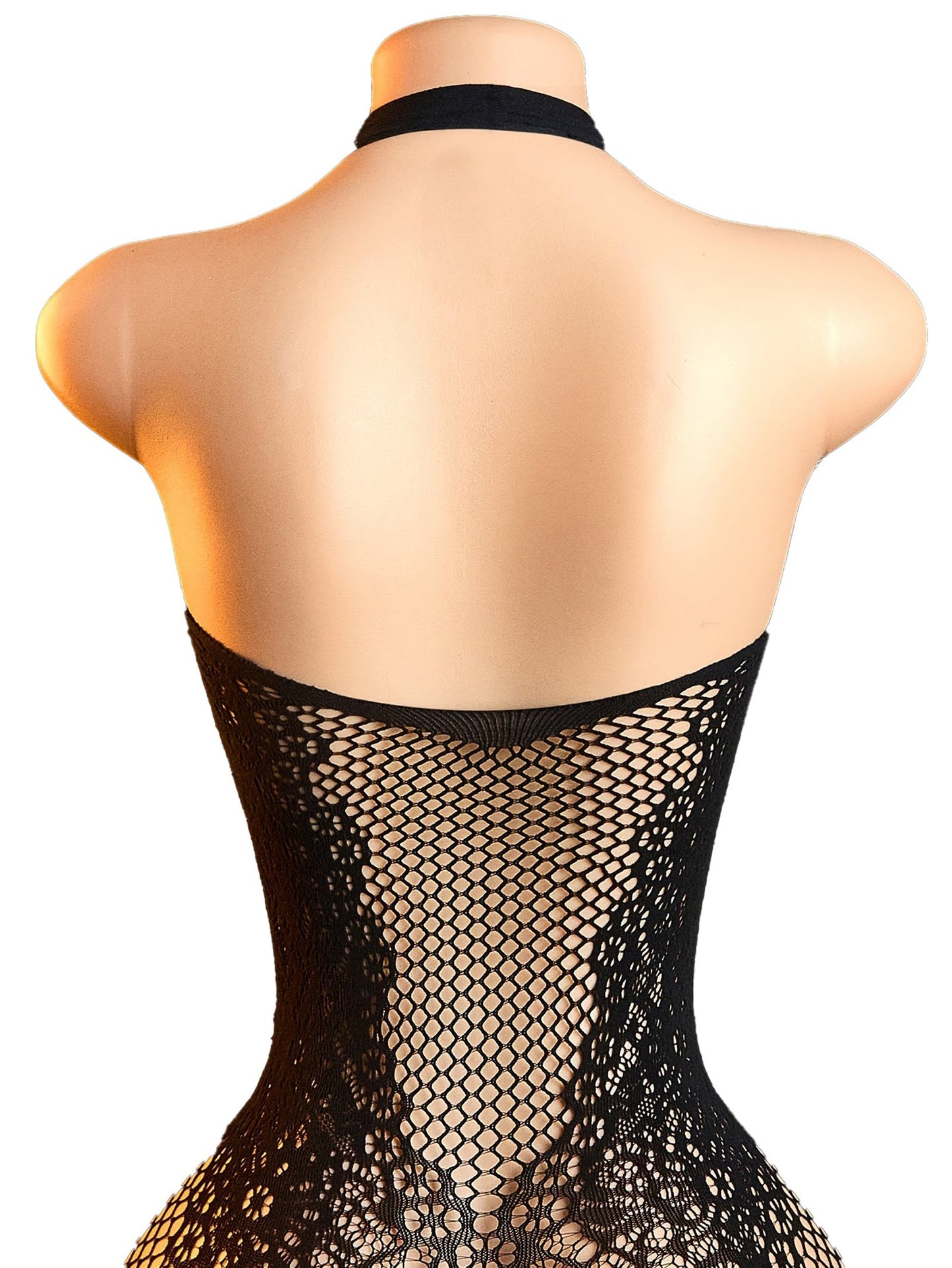 Detail of Sexy Crotchless Mesh Bodystocking for Women