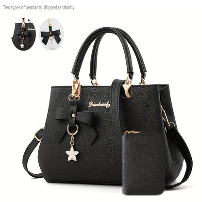 Chic Bow Decor Handbag For Women