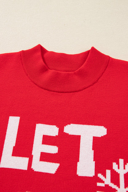 Let It Snow Christmas Sweater For Festive Style