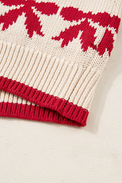 Dear-Lover Apricot Bow Cardigan For Cozy Style