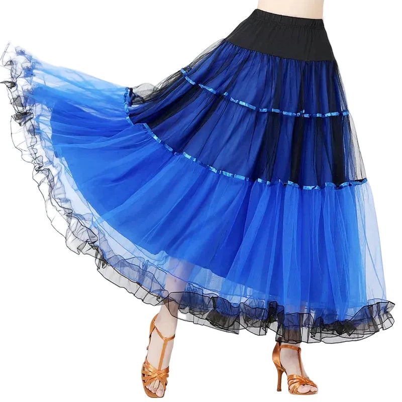 Blue Dance Costume Skirt for Dance With Costumes