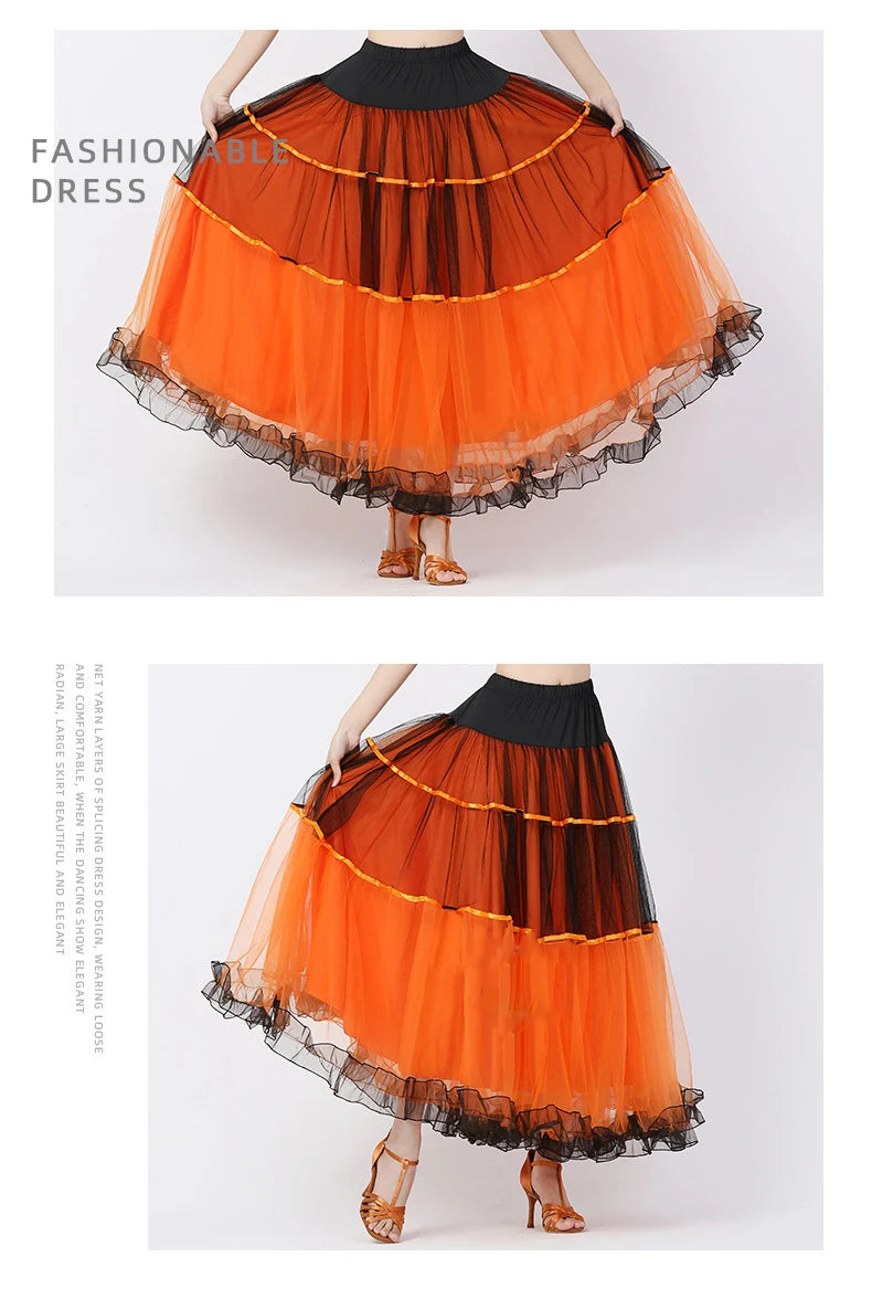 Blue Dance Costume Skirt for Dance With Costumes