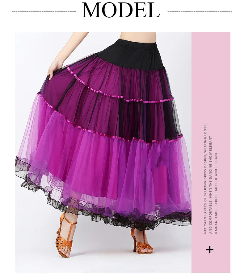 Blue Dance Costume Skirt for Dance With Costumes