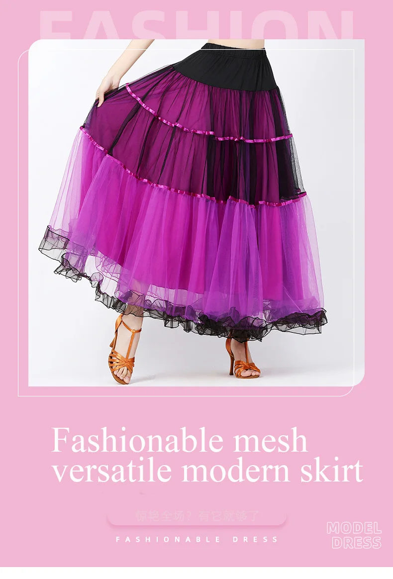 Blue Dance Costume Skirt for Dance With Costumes