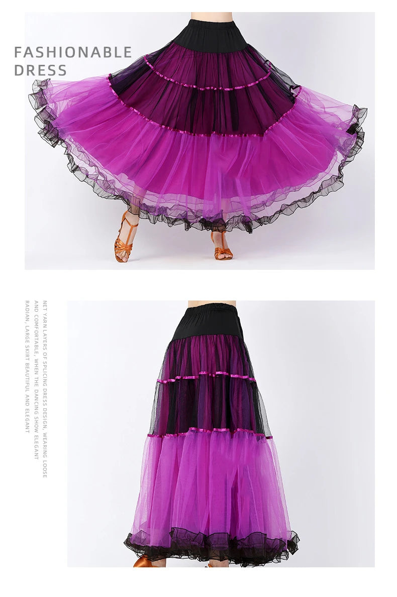Blue Dance Costume Skirt for Dance With Costumes