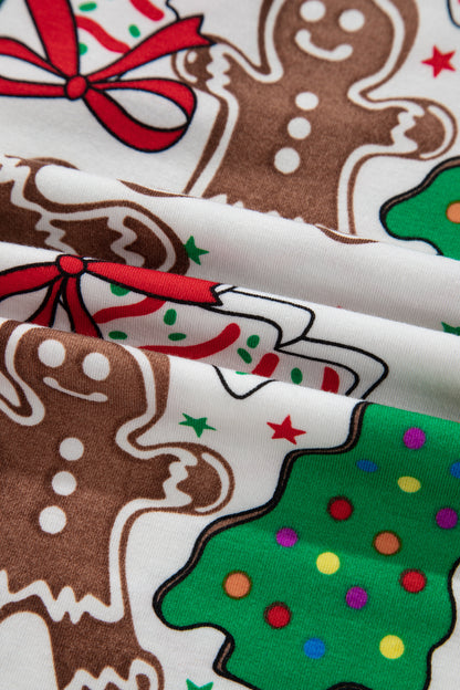 White Christmas Lounge Set For Women