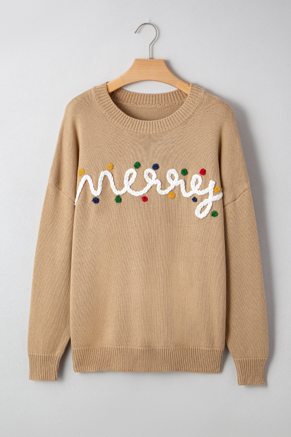 Smoke Gray Merry Sweater For Cozy Style