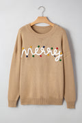 Smoke Gray Merry Sweater For Cozy Style